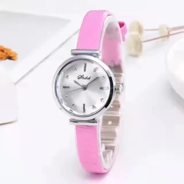 WOKAI högkvalitativ modelyx Full diamant Pigeon Egg Diamond Lady kvartsbälte Watch Flicka student PROM klocka vintage women(.449)