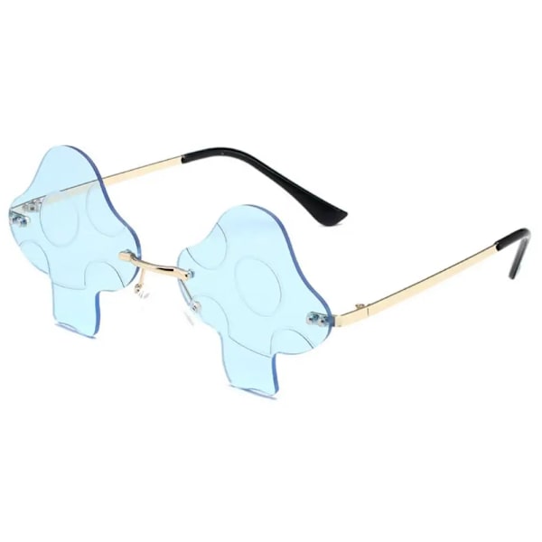 Nya Butterfly Solglasögon Dam Trendiga Ramlösa Glasögon Utomhusglasögon Camping Fiske Solglasögon UV400 Lentes De Sol B6