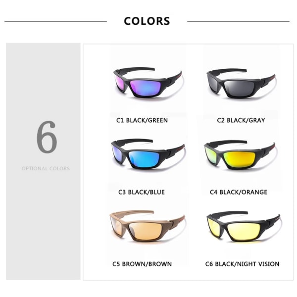 2023 Fashion Polarized Solglasögon Män Lyx Märke Designer Vintage Driving Solglasögon Man Goggles Shadow UV400 Oculos Red