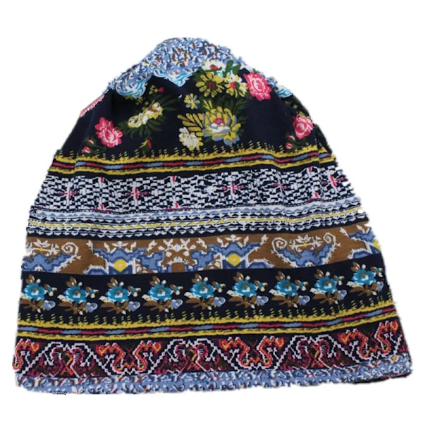 Sommarhatt för kvinnor i spets med cashewblomma, solhatt, vår, höst, vindtät, varm, graviditetshatt, förlossningshatt, multifunktionell huvudduk, haklapp W50 A Wine Red