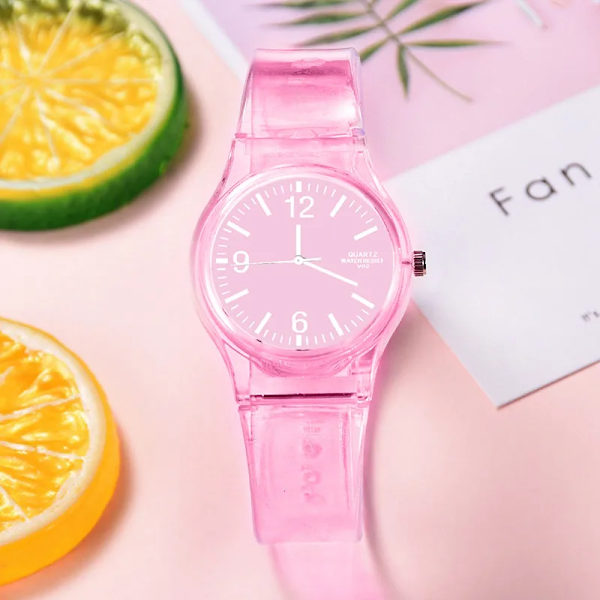 2021 Nytt enkelt silikonmärke WOKAI Casual Quartz Watch Dam Kristall Silikon Klockor Relogio Feminino Watch Other