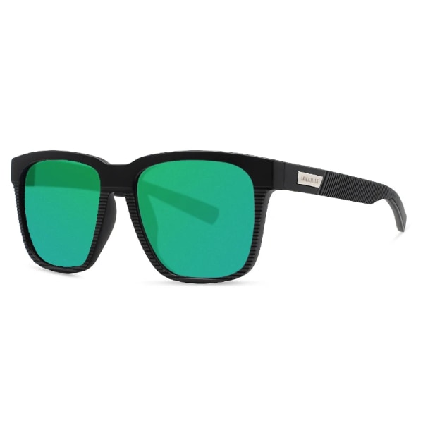 JULI fyrkantiga överdimensionerade polariserade solglasögon för stora huvuden män Retro vintage solglasögon UV-skydd Fiskeglasögon MJ8023 C4 green