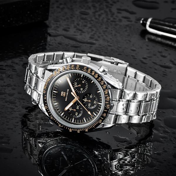 BEN NEVIS SPEEDMASTER Automatisk datumhastighet Watch för män Mode Quartz Exakta kopior lyxmärken Sport golden