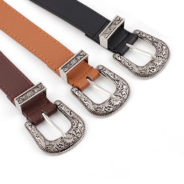 Kvinnor Snörning Pu-läderbälte Nytt Bowknot Bälten Längre Bred Bind Midjeband Slips Rosett Dam Klänning Dekoration Mode 2022 Wine Red one size