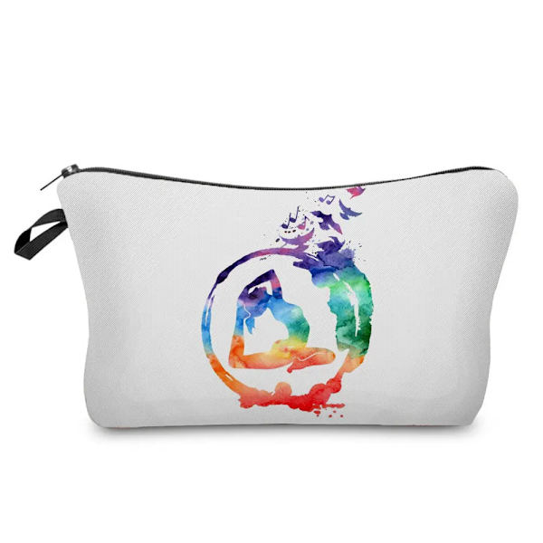 Sminkväska Mode Skollärare Gåva Rytmisk print Kosmetisk väska Originaldesign Kvinnlig Resetoalettartiklar Organizer hz6609 Cosmetic Bag