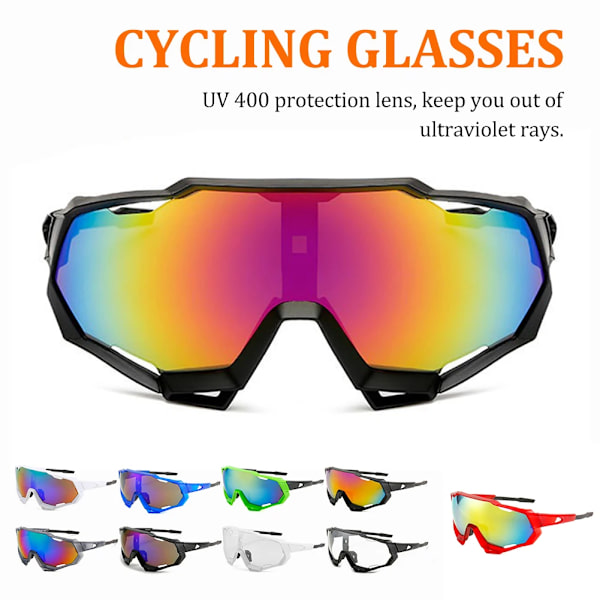 Utomhuscykling Solglasögon UV-skydd Vindtäta glasögon polariserad lins män kvinnor sport solglasögon glasögon fiskeglasögon C