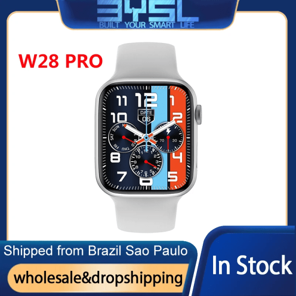 IWO W28 PRO Smartwatch NFC Smart Watch 1,95 Bluetooth Call Heart Rate Herr Dam Smart Watch 8 PK W57 W58 DT7 MAX W27 Pro W37 black