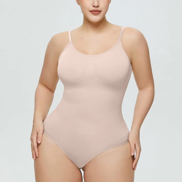 Woo Store Every Day Bodysuits Dam Shapers Bantning Underkläder Seamless Camisoles Shapewear Magkontroll String WSSS-15 Skin XXL