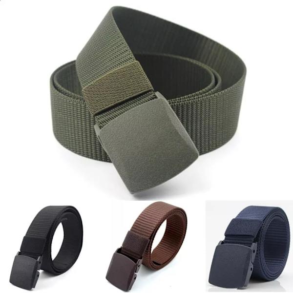 Barnbälte Herr Kvinnor Pojkar Nylon utomhus Taktiska bälten Anti-allergi Studenter Sport Militär träning Midjeband As shown 80cm