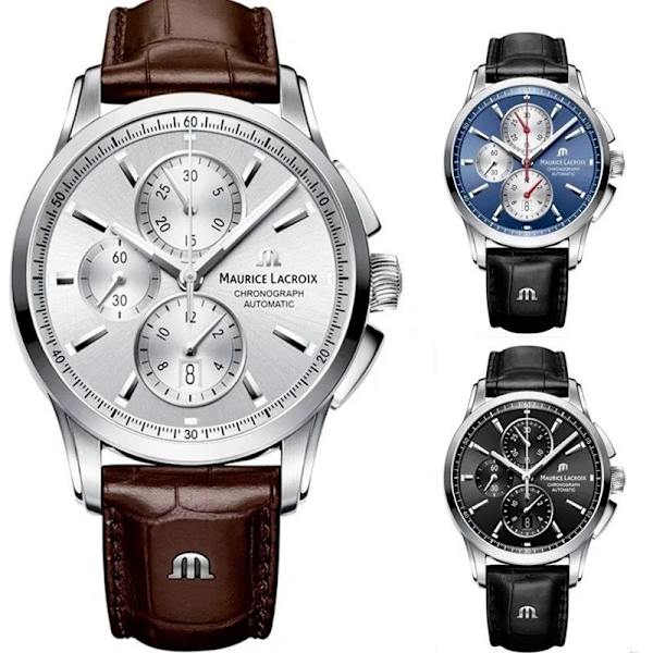 MAURICE LACROIX watch Ben Tao-serien Treögad kronograf Mode Casual Top Lyx läder Watch Relogios Masculinos white