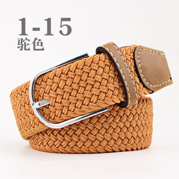 Canvasbälte utomhus taktiskt bälte unisex högkvalitativ canvasbälte för jeans Man Lyxiga Casual Straps Ceintures Bälten för kvinnor FB camel 3.3cmX107cm