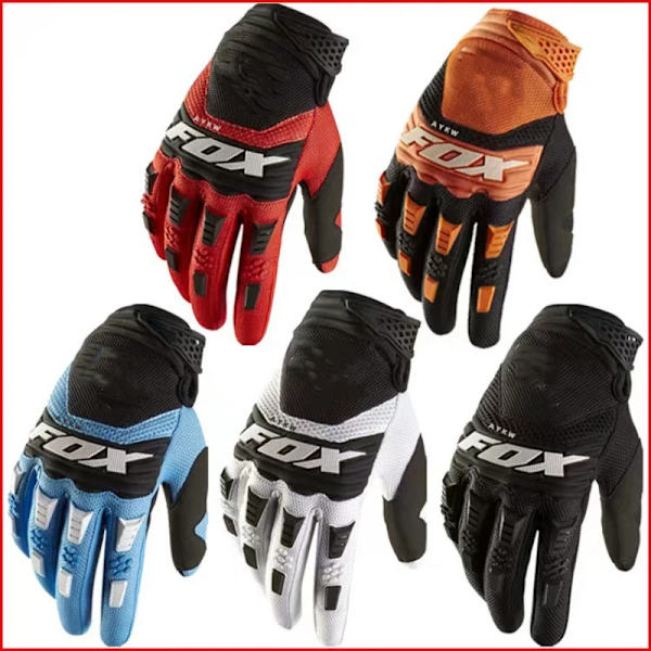 Aykw Fox Gloves Motocross MX BMX Dirt Bike Racing Guantes Dirtpaw Racing Off-road ATV UTV Enduro Moto Cross Blue Luvas Herr Type 5 L