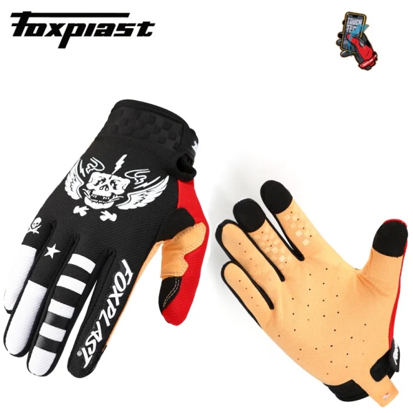 2022 Foxplast Cykelhandskar ATV MTB BMX Off Road Motorcykelhandskar Mountainbike Cykelhandskar Motocross Bike Racing Handskar Motocross Gloves 1 XL