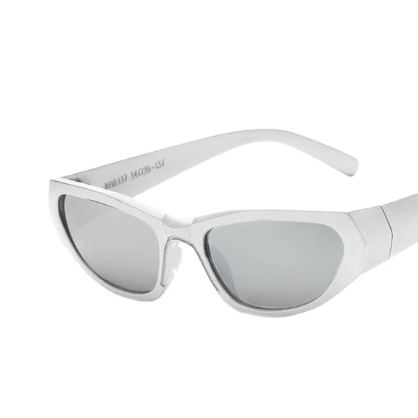 Nya Sport Steampunk Y2K Solglasögon Dam Punk Goggle Märke Designer Solglasögon Män Silver Spegelskydd Mode UV400 Glasögon C7 As shown in figure