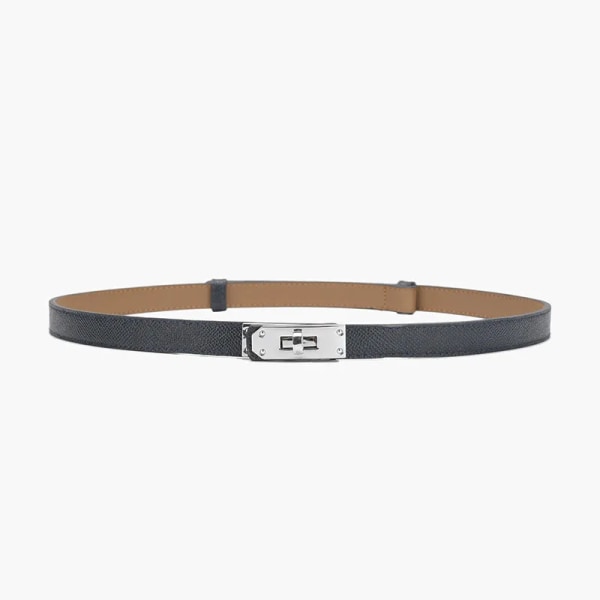 Lyxmärke Läder Dam Midjebälte Designer Dam Klänning Fest Kohud Knot Bälte Guld Legering Spänne Midjeband Jeans Dam Present Type 16 57-97CM
