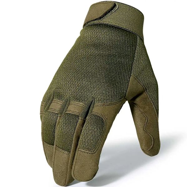 Kamouflage Taktisk Cykelhandske Militär Arméhandskar Sport Skidcykel Klättring Skytte Jakt Ridning Helfingervante Män A9 Green M