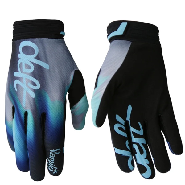 2020 Full Fingers RACING-handskar Motocross AM Bike Gloves MTB Mountain Bike Moto Motorcykel DH Cykelcykelhandskar Yellow S