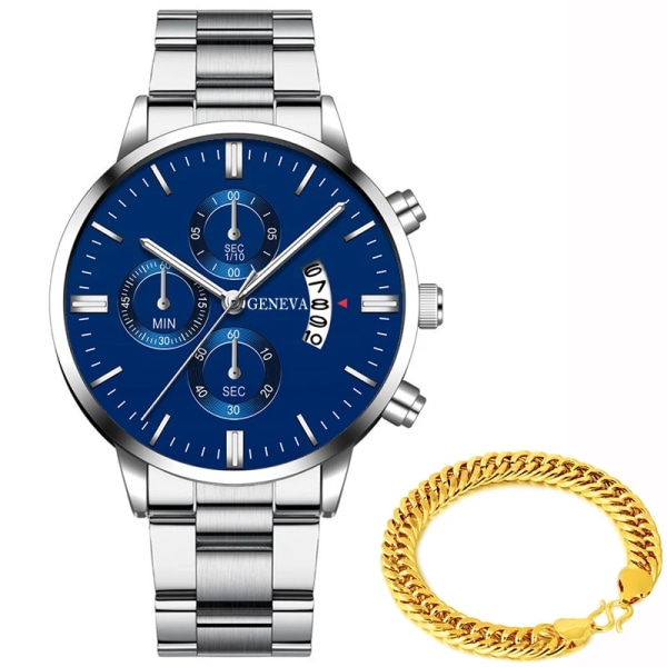 reloj hombre Mode Män Klocka i rostfritt stål Watch Kvarts Watch Business Klockor Man Klocka relogio masculino Style 19