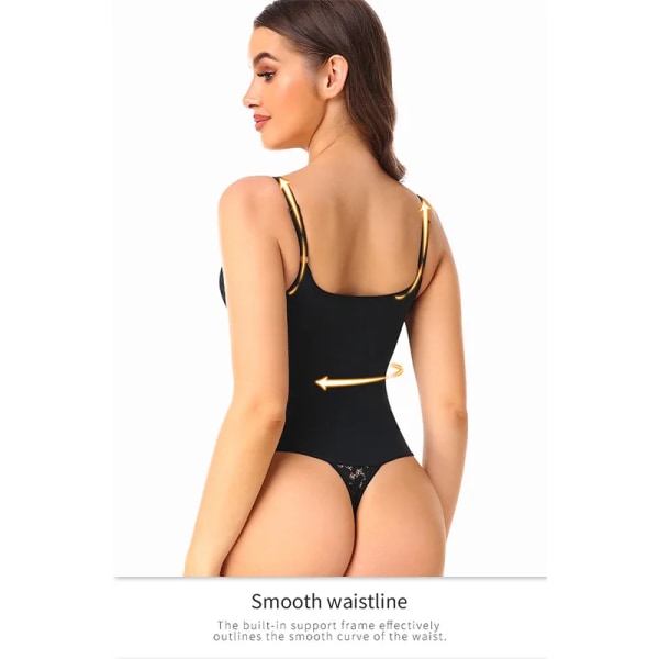 Shapewear Bodysuits Dam Sexiga Spetsunderkläder Öppen gren och trådlös spets BH Fajas Colombianas Body Shaper Underkläder Remmar Beige 5126 2XL