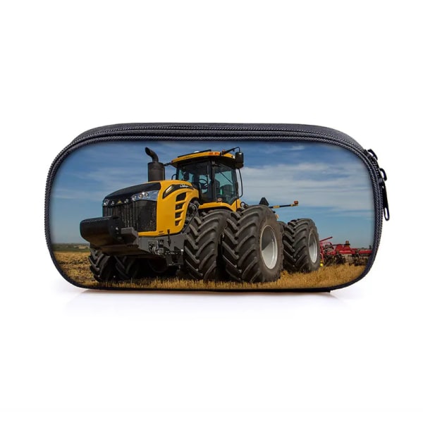 Farm Tractor Print Kosmetisk case Pennväska Pojkar Flickor Stationär väska Barn Case Barn Pennlåda Skolmaterial Väskor dqbbftractor10cw