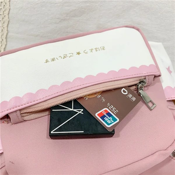 Lolita Moon Star printed fluga Dam axelväska Cross Body Style 3