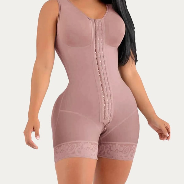 Kvinnors 3-bröst bälte BH Shaper Lace Shaper Slimming Shorts Bodyshaper Kvinnor Hemkläder för kvinnor Beige XXL