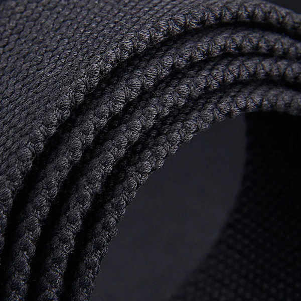 Gratis gravering Plus LONG Storlek 160 150 140 130 cm Canvasbälten Herr Anpassat namn Automatiskt spänne Damer Large Big Size Jeansbälten Deep Blue 100cm