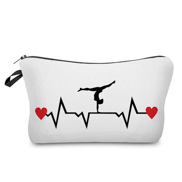 Sminkväska Mode Skollärare Gåva Rytmisk print Kosmetisk väska Originaldesign Kvinnlig Resetoalettartiklar Organizer hz6618 Cosmetic Bag