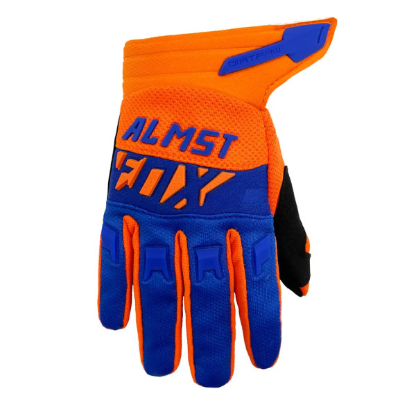 Almst Fox 2022 MTB Mountain Bicycle Handskar för barn Defend ATV UTV Full Finger Balance Bike Handskar för ålder 6-12 år 05-Orange XS