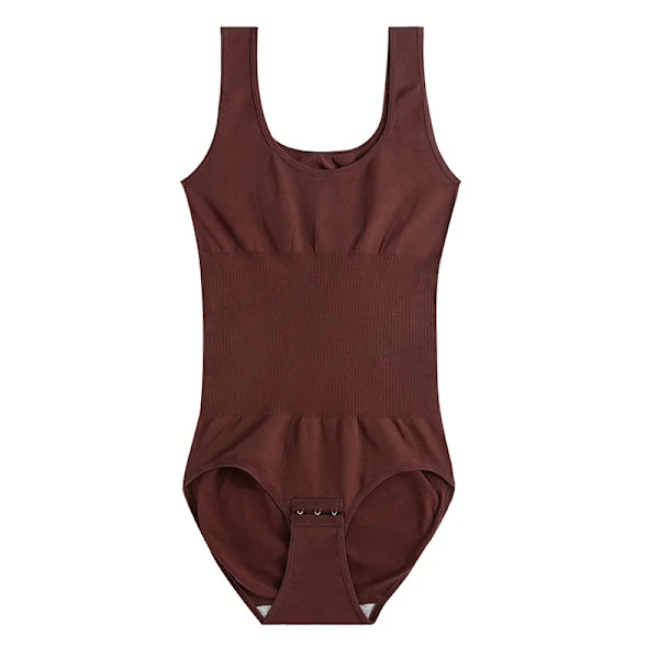 Slimming Body Kvinnor One-Piece Shapewear Korsett Reducing Body Shaper Modellering Underkläder Magkontroll Trosor Trosor 35-205 kg wine red 3XL 4XL 80-95kg