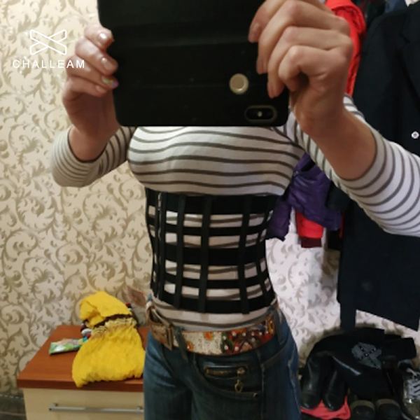 65 cm Klassisk svart korsett Elastiska bälten för kvinnor blad Metallspänne Stretchbälte Cummerband Bred bälte Klänning Kappa Midjeband style 1 one size