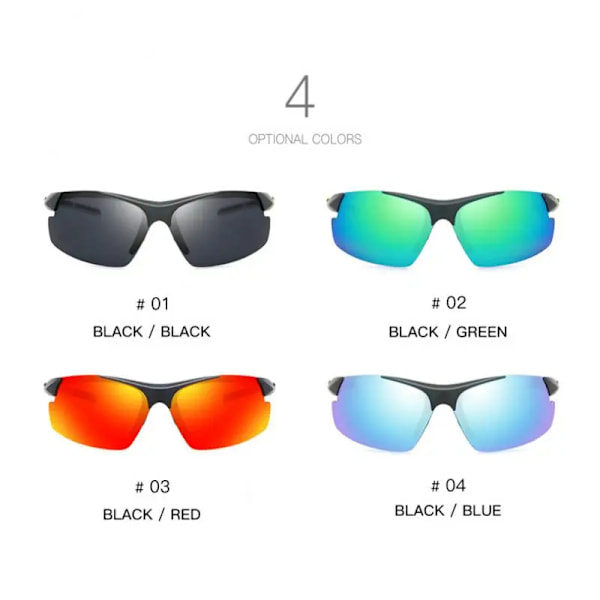 Cykelsolglasögon För män Skydd Polariserade glasögon Cykling Löpning Sport Solglasögon Glasögon Ridglasögon Oculos De Sol C4 Sunglasses