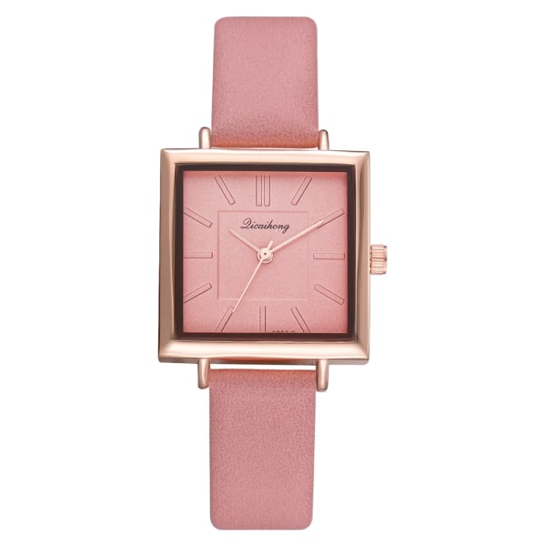 Watch 2022 Trend Mode Watch Lyxiga Damklockor Enkla Rose Guld Eleganta Damklockor för kvinnor Pink