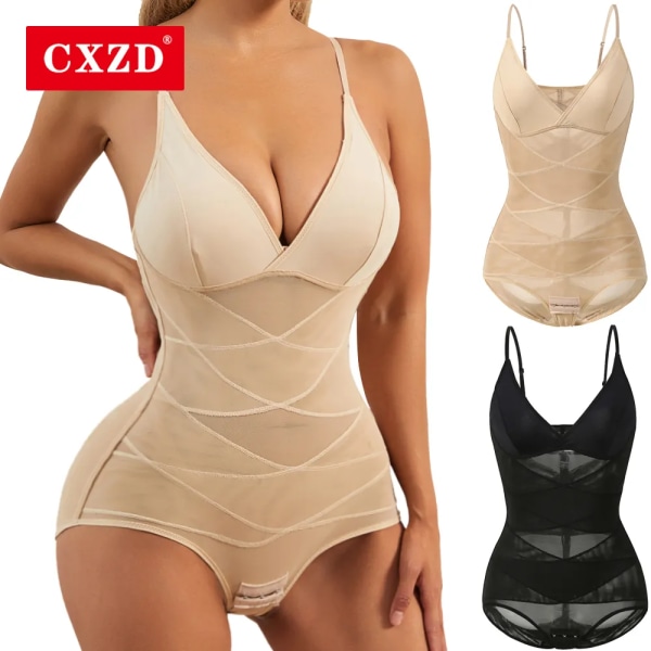 CXZD Body Shapewear Kvinnor Shapewear Magformare Höftlyftskorsett Lår Smalare Waist trainer Reduktiv Slimming Underkläder Black XXL