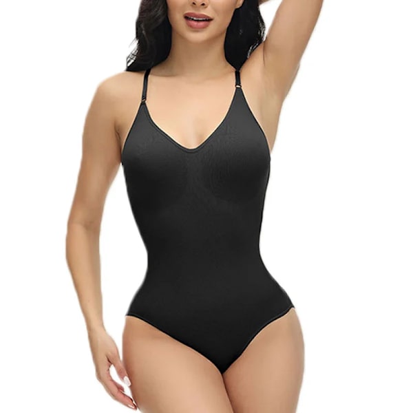 Strap Bodysuits Compression Body Suits Shapewear Slimming Body Shaper Smooth Out Body Body Shapewear Dam Helkropp Beige M