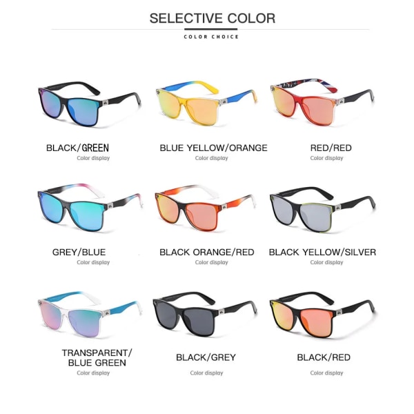 Nytt Klassiskt Mode Ovala Vintage Solglasögon Män Fiske Utomhussport Solglasögon UV400 Dam Sonnenbrille Lunette De Sole C8 Other