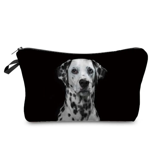 Värmeöverföring Djurmönster sminkväska Söt katt Print Kosmetiska väskor Högkvalitativ organizer Multifunktion Kvinnor Case hz5120 Cat Dog Bag