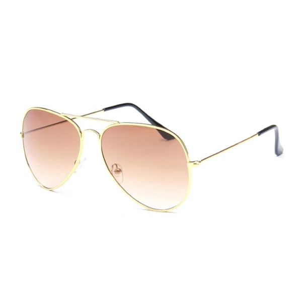Klassiska Retro Pilot Ocean Goggles Solglasögon För Kvinnor Män Unisex Metall Röda Solglasögon Sommarkörning 3025 Glasögonskydd C10 As Show