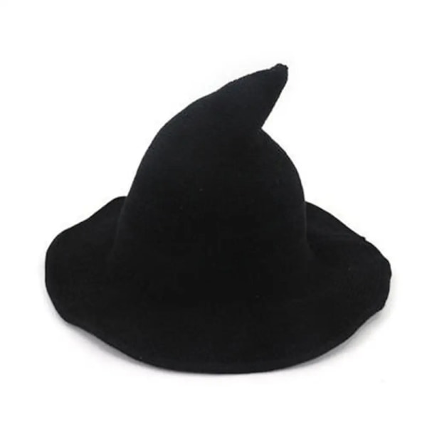 Plush Happy Birthday Tårtahatt med Plysch Falska Ljus, Unisex Vuxen Maskeraddräkt Festmössa Festfavoriter, Kostymtillbehör Tårta Black