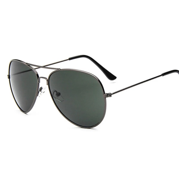 Varumärke Design Klassiska Aviation Solglasögon Dam Spegelkörning Retro Båge Polit Solglasögon Man UV400 Gafas De Sol För Män Black Gray