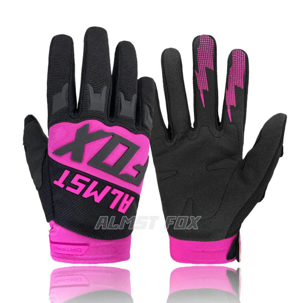 2021 Almst Fox Off-road MX Cykelhandskar Enduro DownHill Racing Rider Bike Handskar Motocross BMX ATV MTB Guantes for Herr 07-Pink L