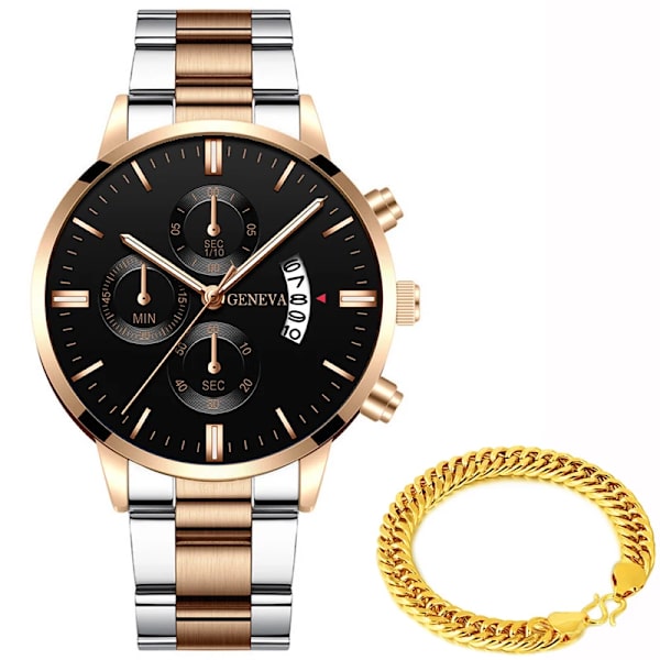 reloj hombre Mode Män Klocka i rostfritt stål Watch Kvarts Watch Business Klockor Man Klocka relogio masculino Style 11