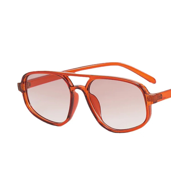 Retro Double Beam Solglasögon Kvinnor Män Mode Oregelbundna solglasögon Man Kvinna Märke Designer Körning Glasögon gafas C5 AS shows