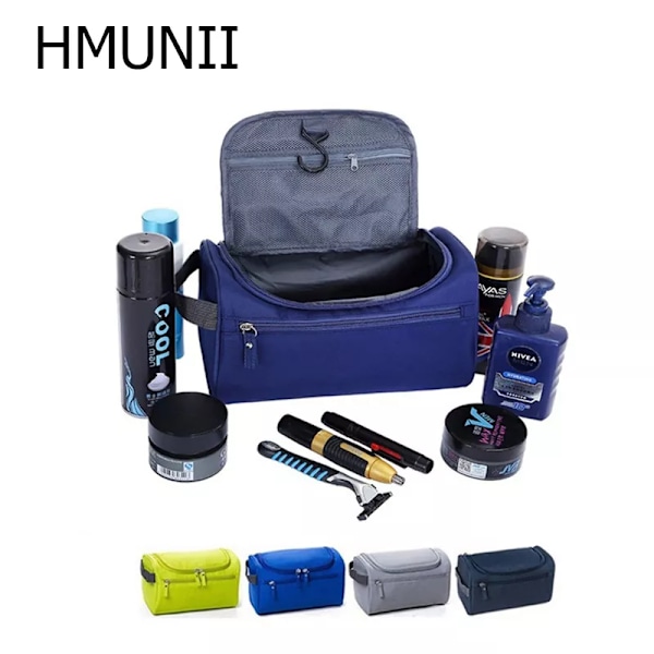 Ny vattentät hängande sminkväska för män Nylon organizer Kosmetisk väska för kvinnor Nödvändiga case Tvätta Toalettväska MULTI