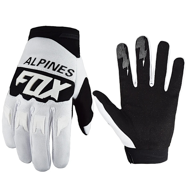 100% Alpines Fox Herr Sommar Motorcykelhandskar Mountainbike Downhill Dirt Cykel Cykelhandskar Dh Mtb Bmx Motocross Åkning White S
