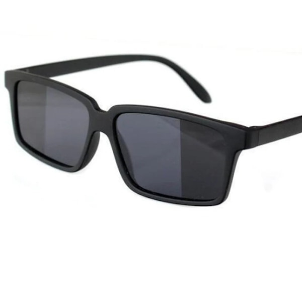 Antispårglasögon Unisex Black Square Spy Bakifrån Solglasögon Självskydd Safey Eyewear Spegel Sidoändar Vy bakom dig black black as picture