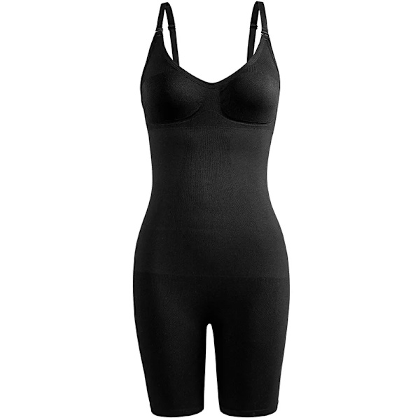 Damer Sömlös Helkroppsformare Magkontroll Body Rygglös Låg rygg Midja Korsett Bantning Shapewear fajas colombianas black XXL