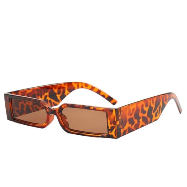 Fyrkantiga solglasögon Mode Sommar Vintage Retro Punk Rektangel Solglasögon Glasögon Nyanser Jelly Färger Oculos De Sol A4