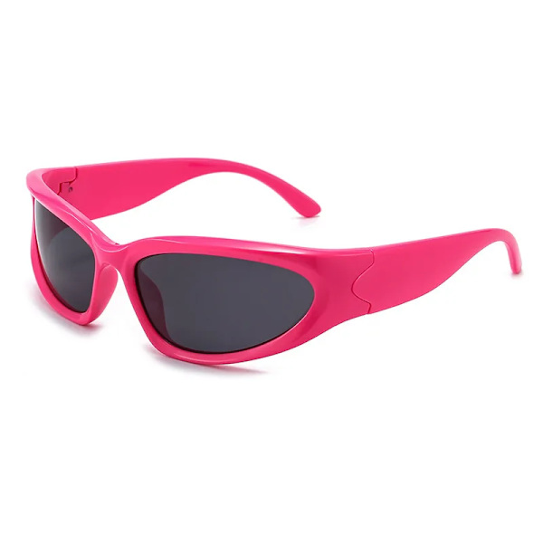 Nya Y2K Sports Punk Solglasögon Dam Designer Square Goggle Herr Lyxmärke Solglasögon UV400 Färgglada spegel Modeglasögon C10 As shown in the figu
