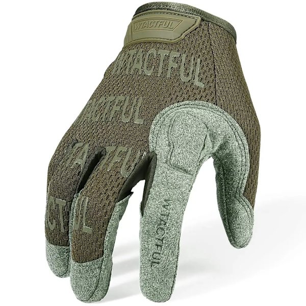 Taktisk handske Militär Armé Helfingerhandskar Herr Airsoft Cykling Sport Camping Träning Cykling Paintball Lättvikts Camo Z3 Green S